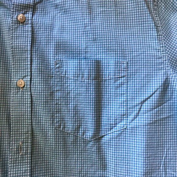 Gap Men's button down shirt checkered M - Picture 6 of 8